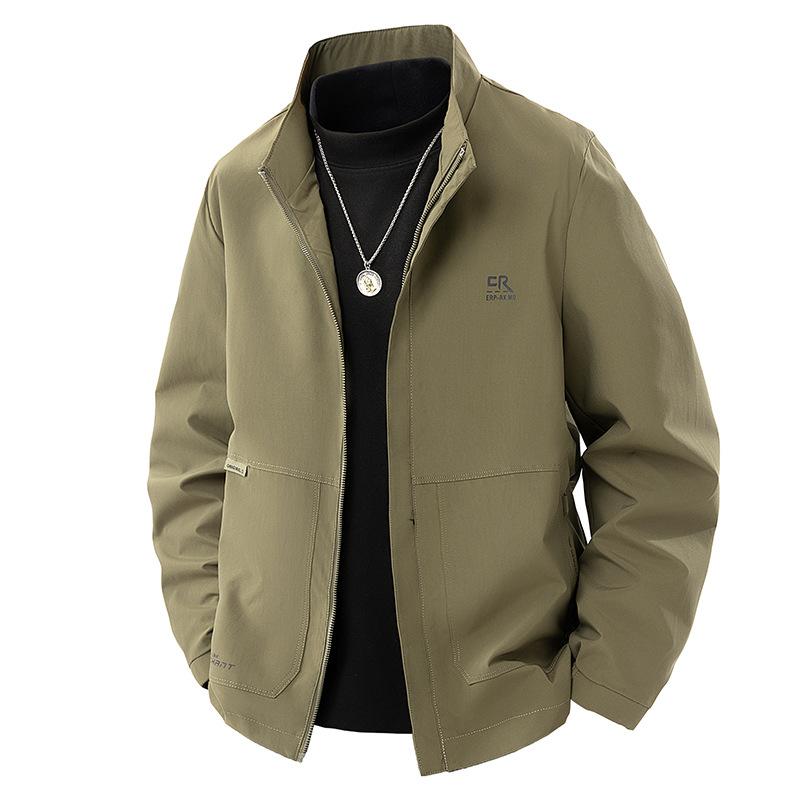 

Jacket Jacket, Men s Handsome Casual Stand Up Collar Jacket, Men s Upper Clothing XXXXL