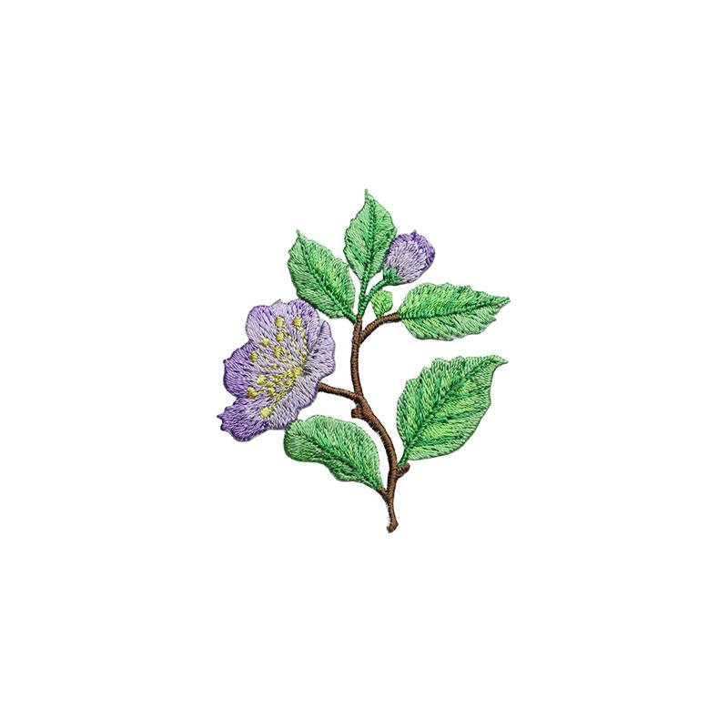 1Pcs Jacket Jeans Craft Accessories Flower Embroidery Patch Iron On Elegant Patches For Clothes Bags DIY Embroidered Stickers