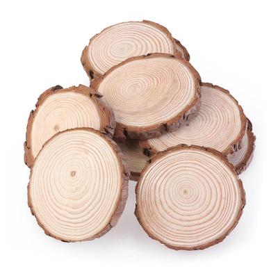 Lot de 5/10/20/30/100 disques en bois de 1,5 à 9 cm pour loisirs créatifs, décoration artistique pour fête de mariage