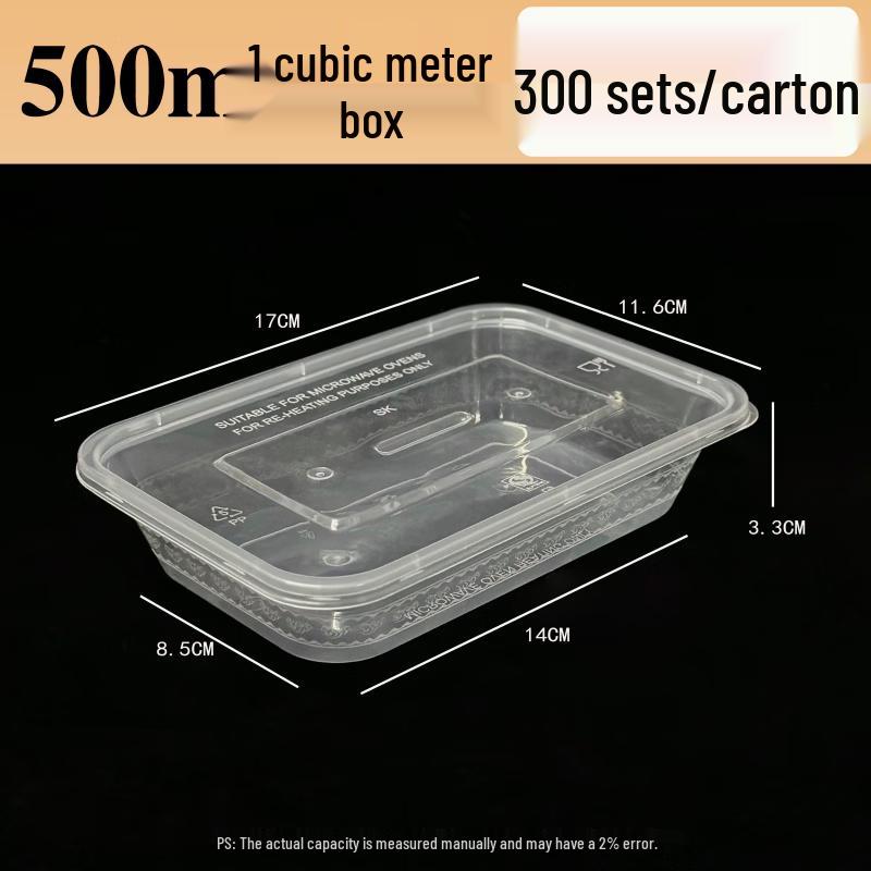 Disposable Rectangular Microwaveable Food Containers