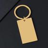 Custom Stainless Steel Holiday Pendant Keychain with Laser Engraving