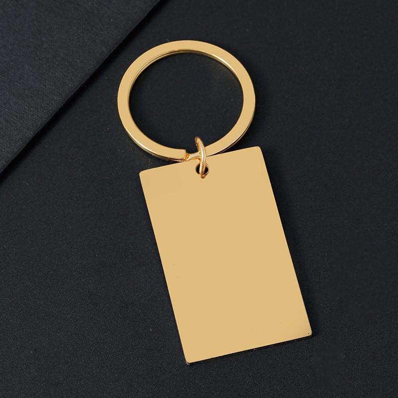 Custom Stainless Steel Holiday Pendant Keychain with Laser Engraving