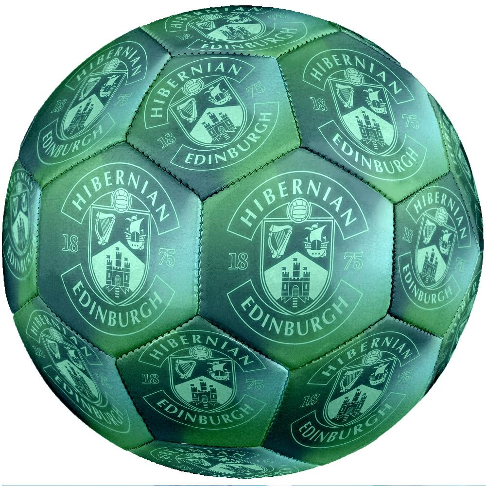Hibernian FC Size 5 Standard Football Durable Training Match Soccer Ball for Adult Outdoor Sports