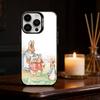 Cute P-Peter Rabbit Phone Case For iPhone 17,16,15,14,13,12,11,Pro Max,Plus Candy Silver Cover