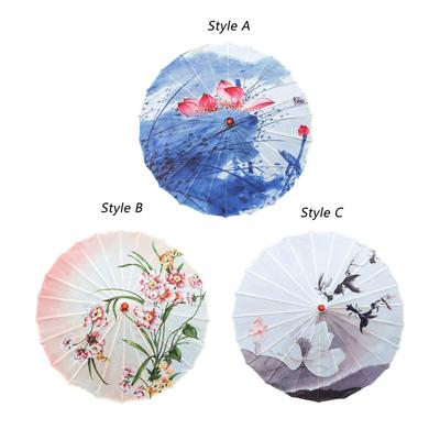 Chinesischer geölter Papierregenschirm, Ölpapier-Sonnenschirm Damen-Dekoration, Chinesische Kunst