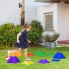 11-Piece Kids Stepping Stones, Starfish Style Non-slip Obstacle Course, Stackable Balance Blocks Garden Toys