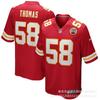 Kansas City Chiefs NFL Koszulka Piłkarska Patrick Mahomes 10 Premium Replika Krótki Rękaw Męska Kibice Odzież Drużyny Sportowej