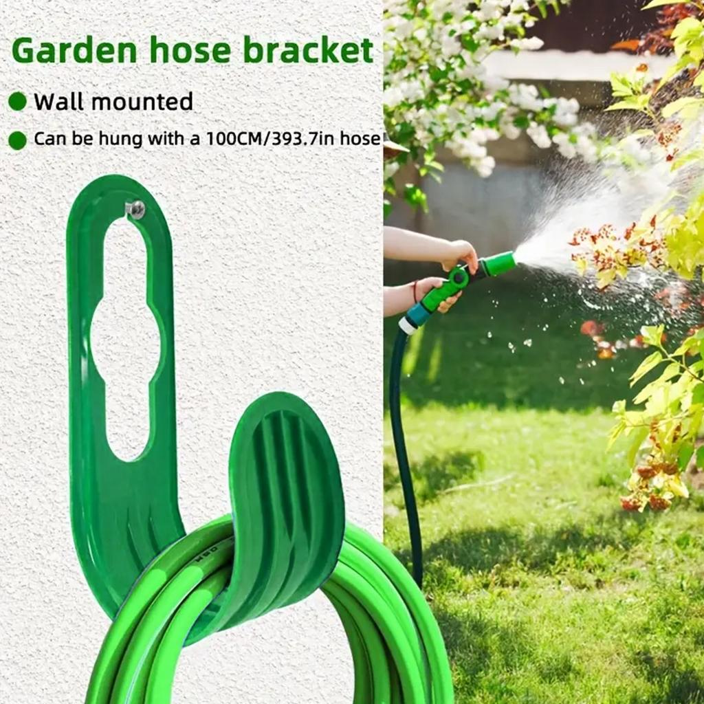 1pcs Wall Mounted Garden Irrigation Hose Pipe Hanger Plastic Rack Tap Watering Hose Organizer Storage Holder Pipe Winding Frame