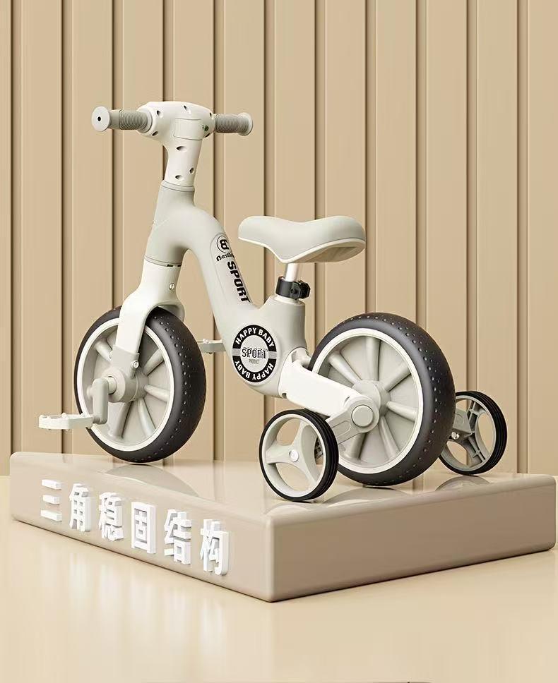 Children's 2-in-1 Balance & Pedal Bike: Unisex Tricycle Scooter for Ages 3+