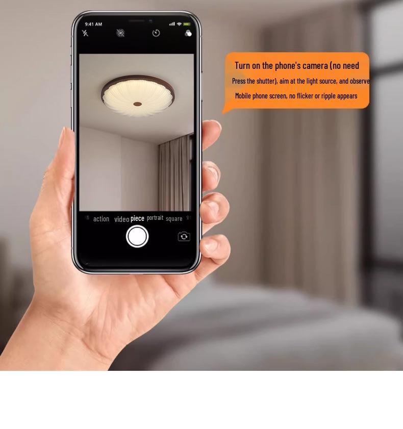 2025 Chinese Style Walnut Ceiling Light: Retro Round Design for Bedroom & Study