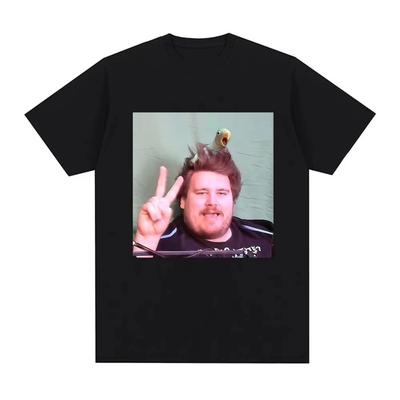Drachenlord Poster The Bird's Nest Hairstyle Graphic Print T-Shirt Men Women Clothing Fashion Vintage Short Sleeve T-shirts Tops
