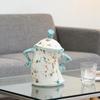 Canister with Attitude Resin Hands-on-Hips Candy Container Forked Waist Jar with Lid for Home Office Apartment Kitchen