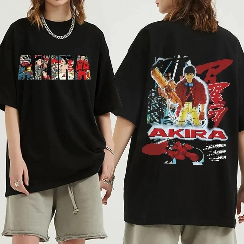 Japanese Anime Neo Tokyo Akira T Shirt Movie Science Fiction Manga Shotaro Kaneda Plus Size Women's Clothing Cotton T-shirt