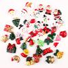 Hot Selling Handmade Paint Craft Assorted Design Christmas Decoration Ornament Flatback Resin Cabochon for Souvenirs Models