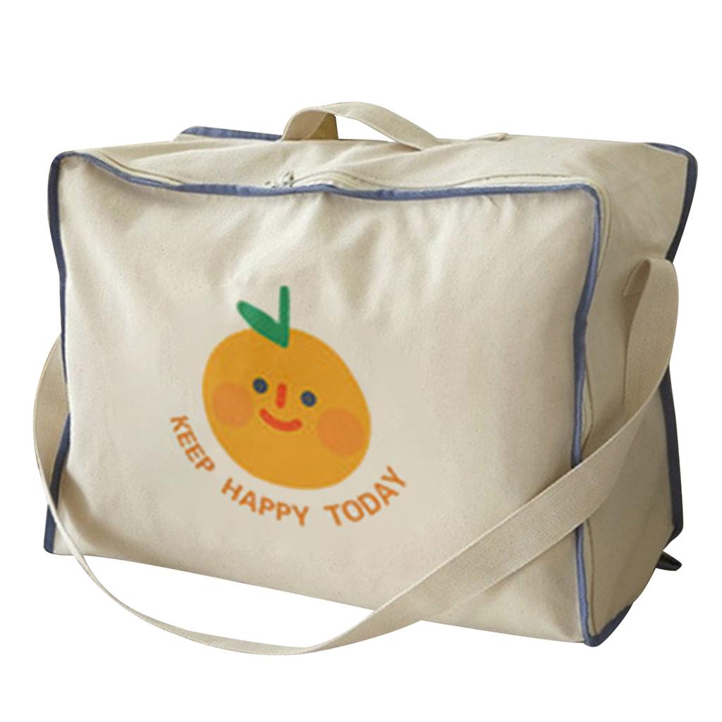 Cartoon Large Capacity Cotton Quilt Bag Kindergarten Cotton Quilt Storage Bag Pattern Cotton Storage Pouch for Nursery