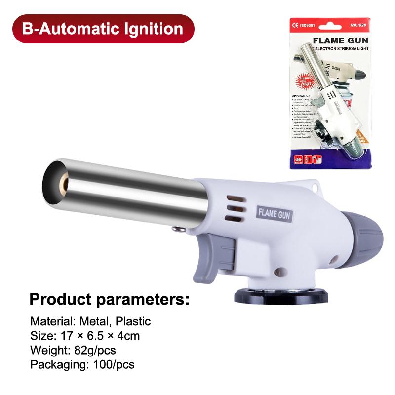 /Portable Welding Gas Torch Flame Nozzle Butane Burner Outdoor Camp BBQ Lighter Flamethrower Kitchen Supplies Welding Equipment