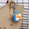 Keys Button Finger Keyboard Caps Cartoon Squeeze Music Keychain Relaxing Fidget Keychain