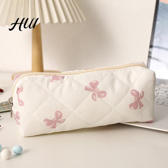 Erweiterte Basis Stifteetui Schleife/Blumenetui, Beuteltasche mit großem Fassungsvermögen, Wasserdichtes Schreibwaren Stilvolle Stifttasche Für Mädchen Perfektes Geschenk für Schüler Kinder