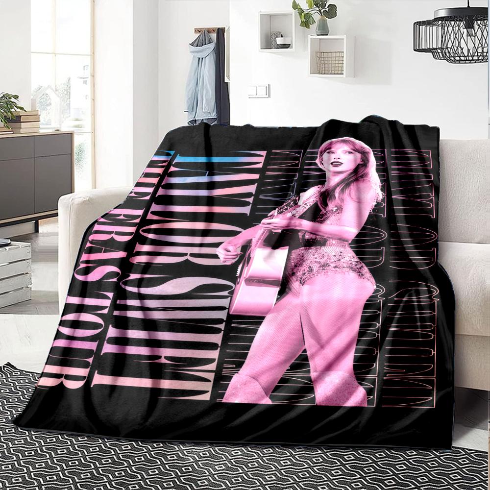 Taylor Swift Blanket, High quality Comfortable for All Seasons, Home Decor, Warmth and Comfort