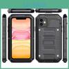 360 Armor Kovové Odolné Ochranné Pouzdro IP68 Vodotěsné Nárazuvzdorný Kryt Pro Iphone 14 11 12 Pro X Xs Max Xr 6 6s 7 8 Plus Se
