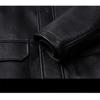 Genuine Leather Jacket Men's Casual Thickened Short Lapel Down Jacket Jacket Plus Cashmere Sheepskin Jacket Winter