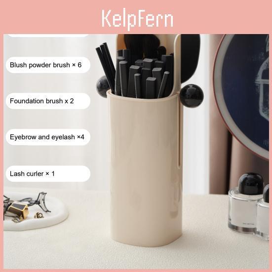 Mit Pinselhalter Make-up Staubdichte Abdeckung Große Kapazität Vier Fächer Design Mehrzweck Kosmetikpinsel Organizer