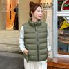 Stand-up Collar Down Cotton Vest Women's New Autumn and Winter Vest Vest Sleeveless Fashion Versatile Thickened Coat