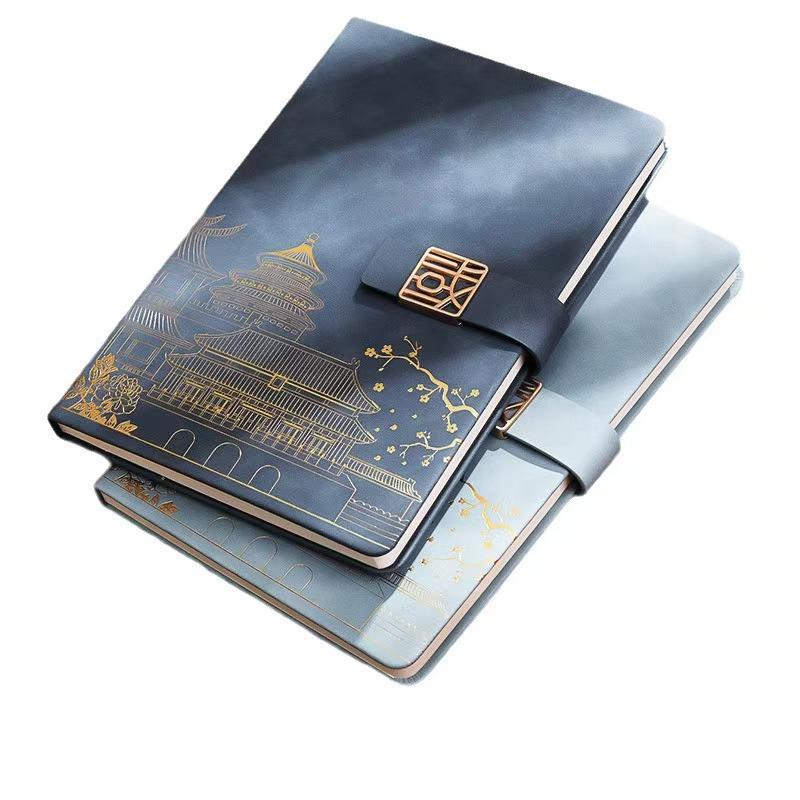 Custom Chinese Style Notebook Gift Set: Personalized Business Diary with Logo