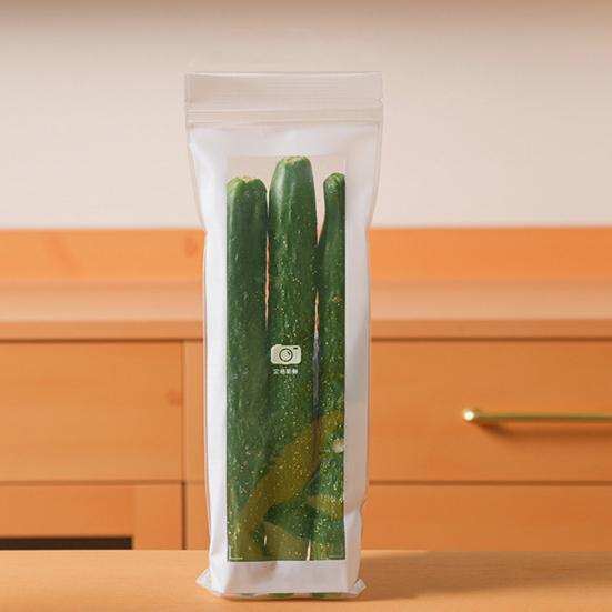 Fruit Vegetable Refrigerator Storage Bags BPA Free Large Capacity Transparent