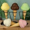 Green Yuan Ice Cream Model Light Display for Shop Decor & Renovation