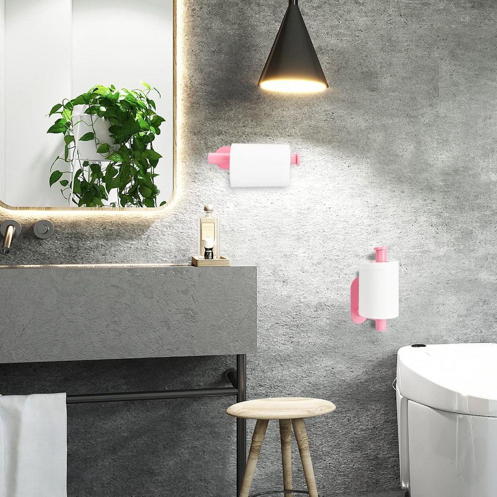 Stainless Steel Paper Holder Square Toilet Paper Rack Tissue Roll Holder  Office, Bathroom