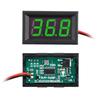 DC 5-120V Mini Voltmeter Blue LED Digital Display Panel Voltage Meter 2 Wire 3-Digit 0.56 Inch for Motorcycle Battery Monitor