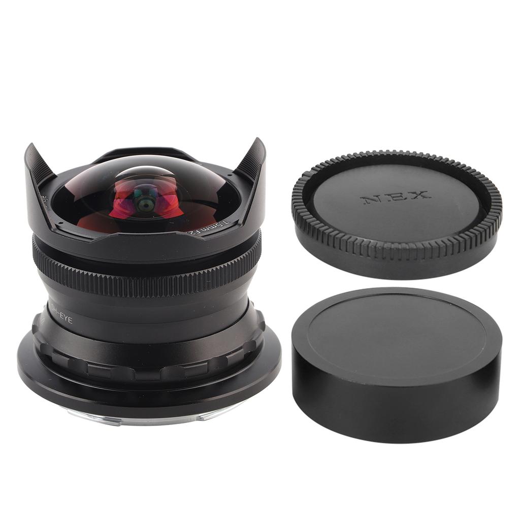 7.5MM F2.8 Fisheye Mirrorless Camera Lens Upgrade Optimize Imaging Z Mount for Nikon Z6 Z7 Z50Black