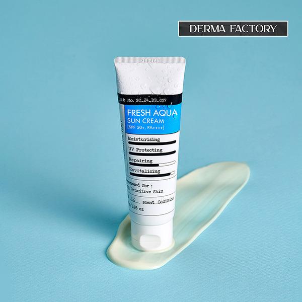 [DERMA FACTORY] Vegan Certified Fresh Moisture Sunscreen 50g SPF50+, PA++++ Fresh Moisture Sunscreen 50g