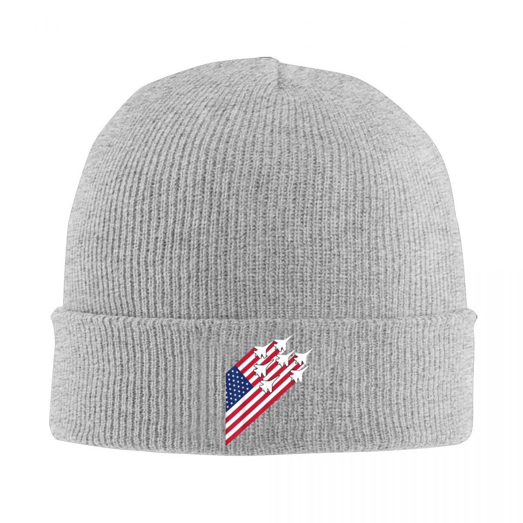 USA American Flag Warm Knitted Cap Winter Knit Bonnet Hat Skullies Beanies Hip Hop Caps for Unisex