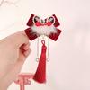 2024 New Chinese New Year Hair Clip Hanfu Accessories Chinese Style Children Cute Tassel Hair Clip Princess Hair Clip Headwear
