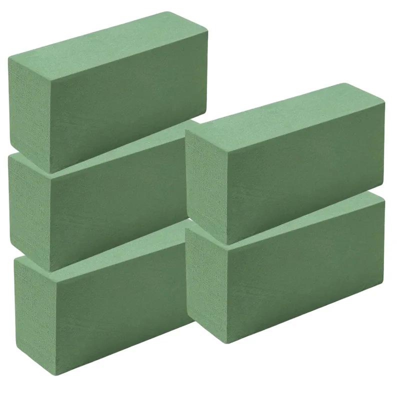 Green Floral Foam Rectangle Floral Foam Brick Dry Floral Foam Blocks Artificial Flower Mud DIY Flower Arrangement Kit