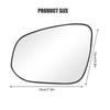 Heated Side Wing Rearview Mirror Glass with/without Blind Spot BSD for Toyota RAV4 2013- 4Runner 2013-2017 Tacoma 2016-