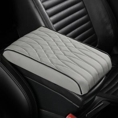 New Nappa Leather Memory Cotton Armrest Booster Pad Protective Cover General Purpose Car Booster Pad