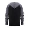 Europäisches Herren Color Block Sport-Sweatshirt - Lässiger Raglanärmel-Cardigan
