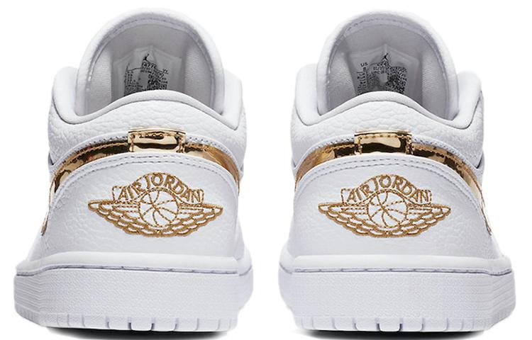 Air Jordan 1 Retro Low 'White Metallic Gold' Women's CZ4776-100