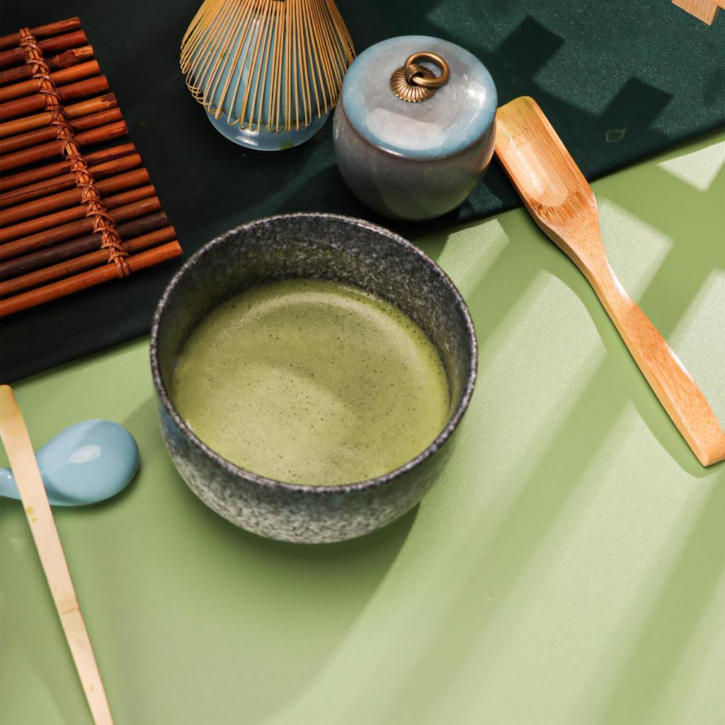 DiDiDiBirDi Matcha Tea Bowl Matcha Tea Tea Ceremony Set Is Suitable for and You Can Also Give a Matcha Tea Kettle Matcha Bamboo Shovel Natural Bamboo