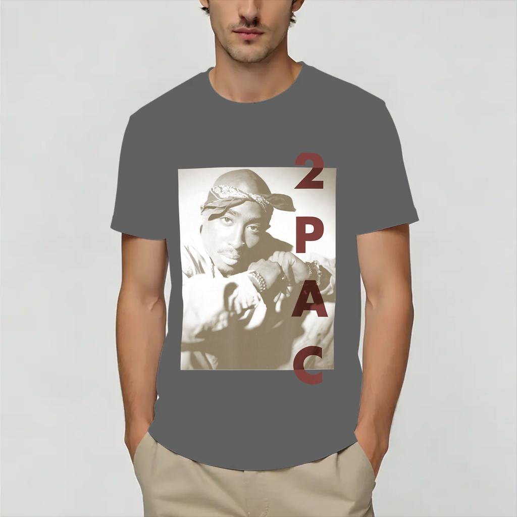Funny Tupacs Music Tshirts For Unisex Round Collar Pure Cotton T Shirts Short Sleeve Tees Gift Clothes