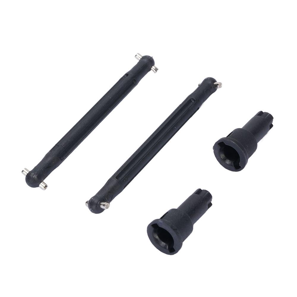 2Pcs/Set Black Rear Drive Shaft for 16101/16102/16103/16201 RC Car Drivetrain Upgrade