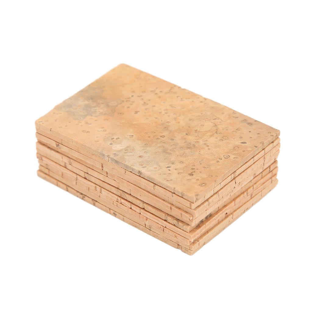 10pcs Saxophone Cork Natural Rust Prevention Odorless Instrument Parts for Alto Soprano