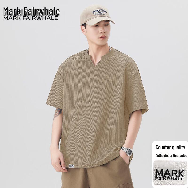 Mark Fairwhale Men s V-Neck Short Sleeve T-Shirt L