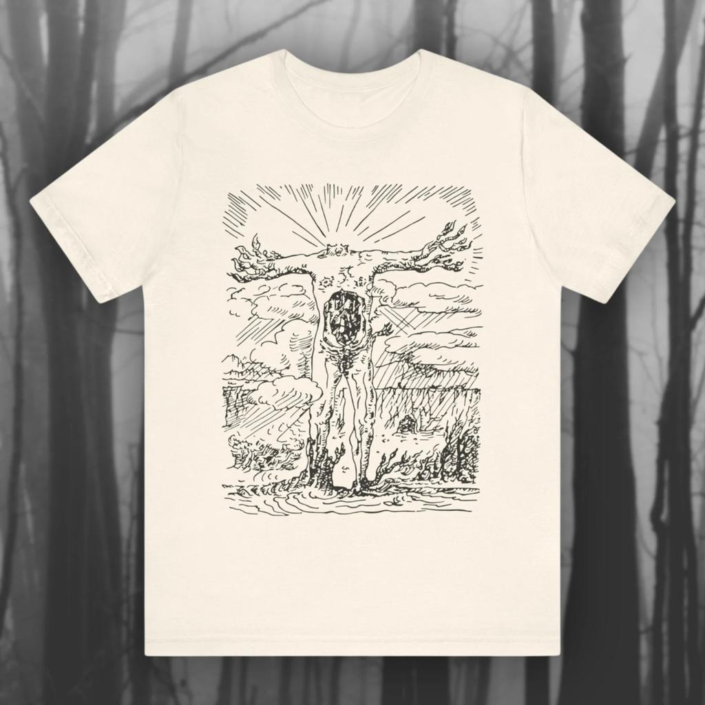 Headless Andre Masson Art Acephale Weird Shirt Retro Surreal T-shirt Creepily Weird Da Vinci Unigender Short-sleeved T-shirt