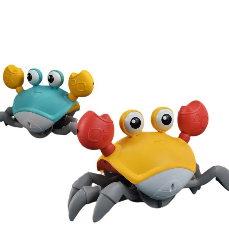 Electric Induction Crab Automatic Obstacle Avoidance 0-1 Year Old Baby Learning To Climb Toy Sound And Light Usb Charging Escape Crab