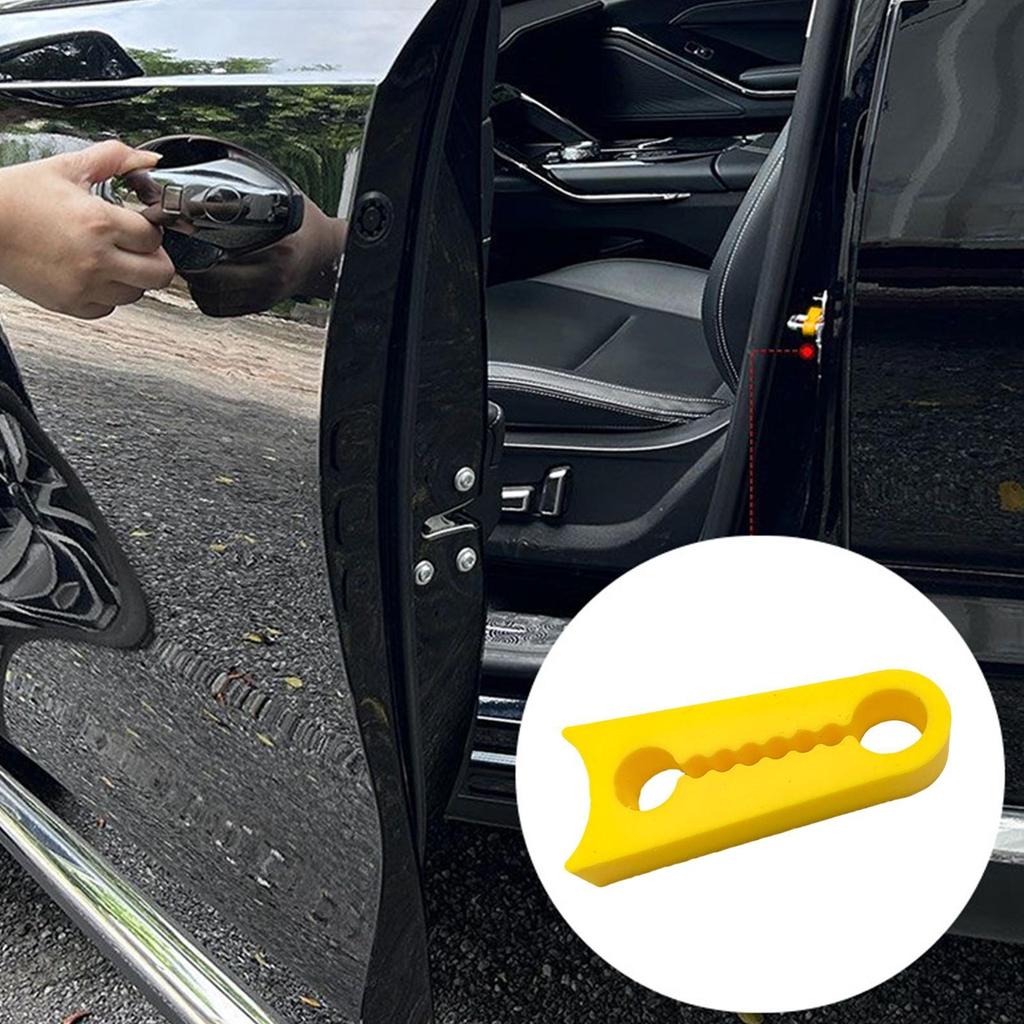 4PCS Universal Car Door Latch Guard Cover, Silicone Car Door Lock Cover for Car Door Protector and Noise Reduction Accessories