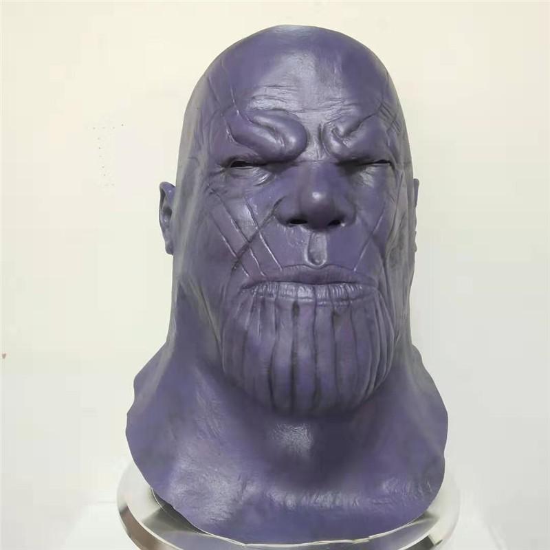 Thanos latex mask Avengers Cosplay Alliance Halloween masquerade party costume headgear